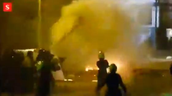Policía se pronunció por video de uniformados disparando en protestas en Bogotá