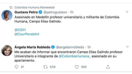 Asesinan a Campo Elías Galindo