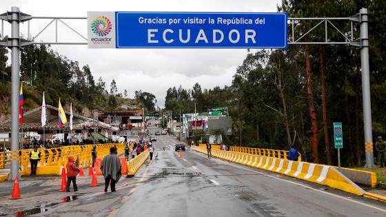 Frontera terrestre entre Colombia y Ecuador permanecerá cerrada