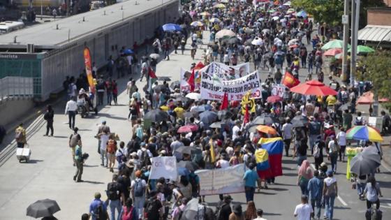 marchas en Medellín