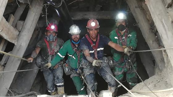 Mineros rescatados mina Tuta, Boyacá
