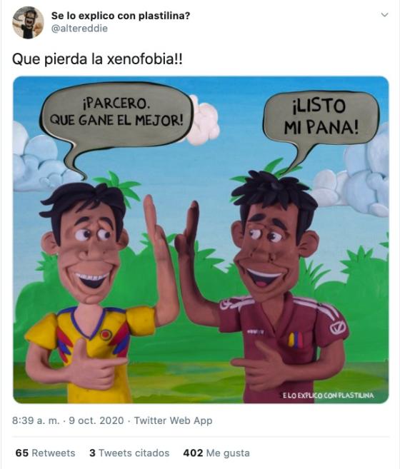 Partido Colombia Venezuela reacciones Partido Colombia Venezuela reacciones