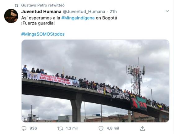 Petro compartió mensaje de muerte de Uribe Petro compartió mensaje de muerte de Uribe