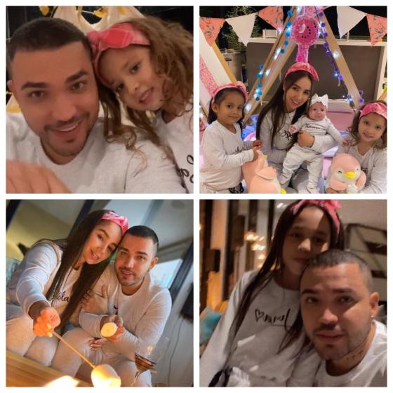 Pijamada Paola Jara con hijas de Jessi Uribe Pijamada Paola Jara con hijas de Jessi Uribe