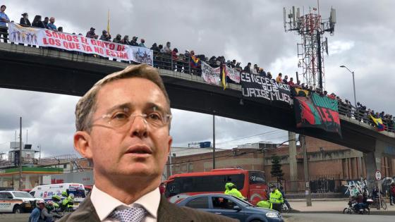 Minga indígena rechazó mensajes amenazantes a Álvaro Uribe