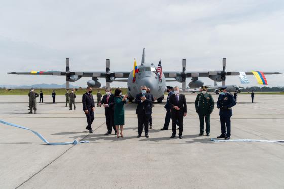 Avión Hércules Estados Unidos a Colombia