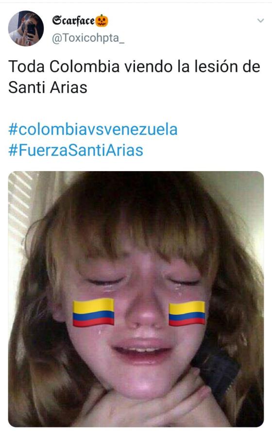 Memes partido Selección Colombia - Venezuela
