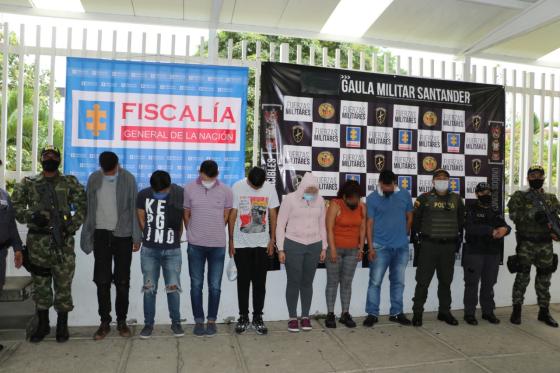 Desarticulan banda que se dedicaría al expendio de estupefacientes en Bucaramanga