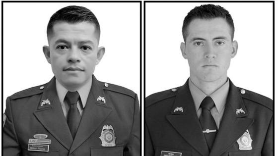 Ellos son los dos policías asesinados en Puerto Libertador, Córdoba Ellos son los dos policías asesinados en Puerto Libertador, Córdoba