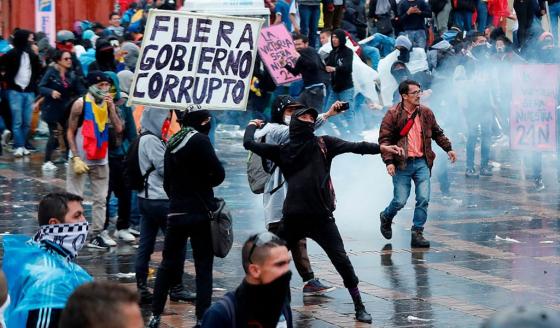 Claudia López pidió plazo para entregar protocolo de protestas Claudia López pidió plazo para entregar protocolo de protestas
