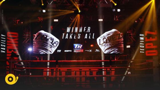 Vasiliy Lomachenko vs. Teófimo López combate space Vasiliy Lomachenko vs. Teófimo López