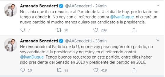 comentario armando benedetti