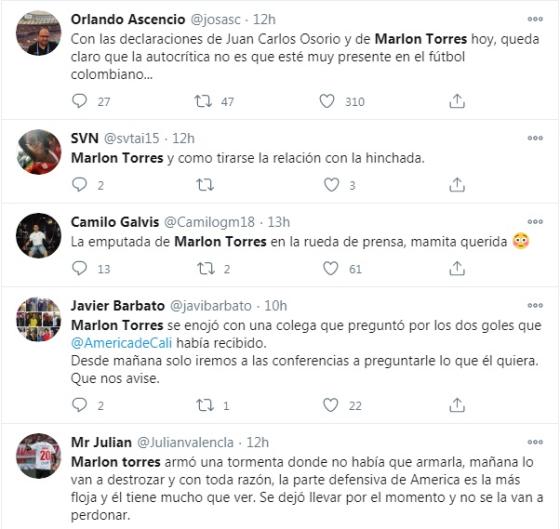 Comentarios marlon torres