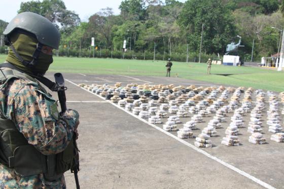 Droga incautada en Panamá durante el año 2020 Droga incautada en Panamá durante el año 2020