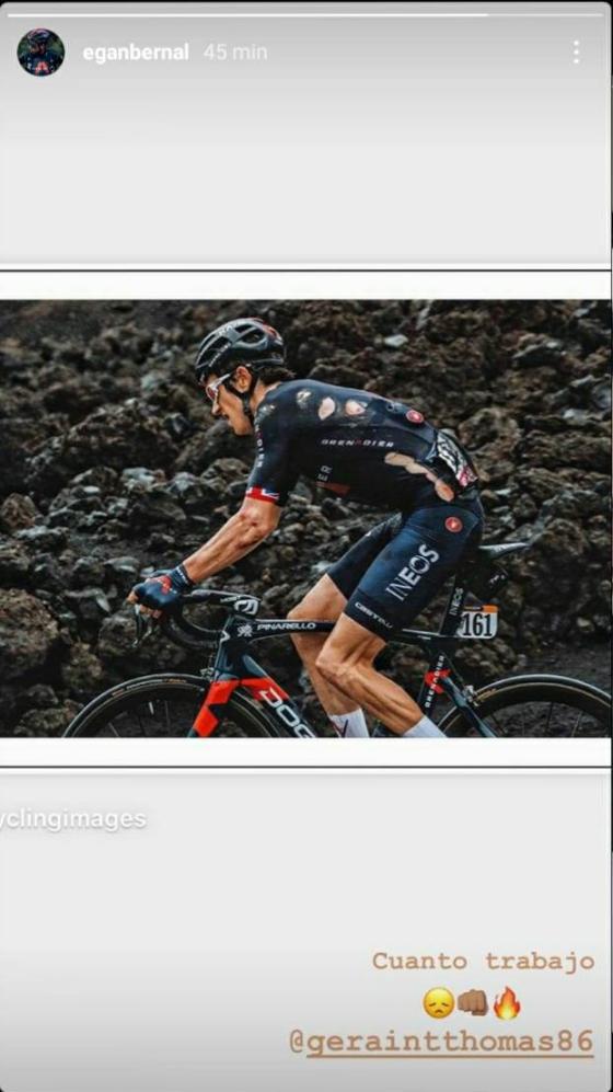 egan bernal reacción caída geraint thomas egan bernal reacción caída geraint thomas