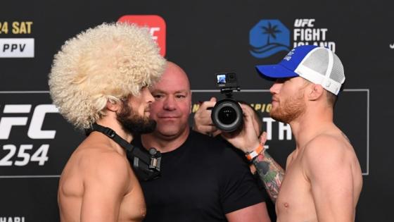 Khabib Nurmagomedov vs. Justin Gaethje Khabib Nurmagomedov vs. Justin Gaethje