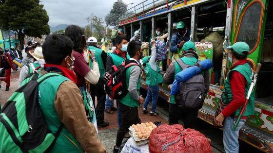 La Minga Indígena ya dejó el Palacio de los Deportes en Bogotá