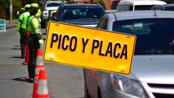 Esta semana inician los comparendos por pico y placa en Bogotá