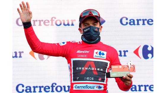 Richard Carapaz a Primoz Roglic Richard Carapaz a Primoz Roglic
