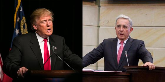 Donald Trump felicitó al expresidente Álvaro Uribe tras lograr su libertad