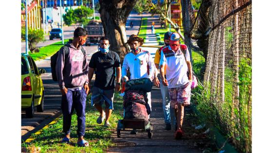 Éxodo de venezolanos se acerca a Bucaramanga Éxodo de venezolanos se acerca a Bucaramanga