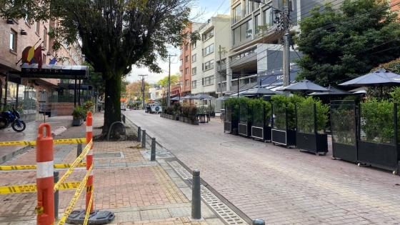 Obras en la zona rosa de Bogotá priorizarán a los peatones