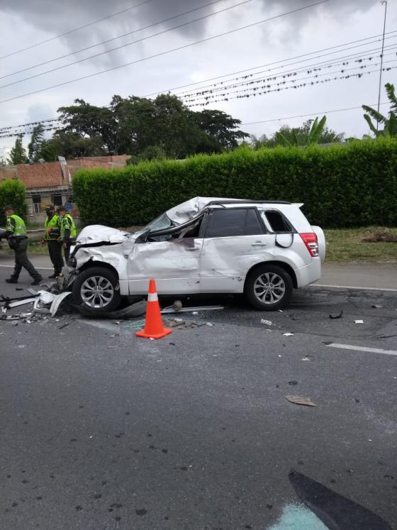 Doloroso saldo deja un choque en las accidentadas vías del Valle del Cauca.