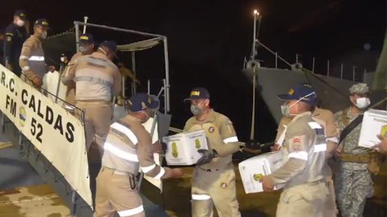 Avanza Armada Nacional rumbo a San Andrés con ayuda humanitaria Avanza Armada Nacional rumbo a San Andrés con ayuda humanitaria