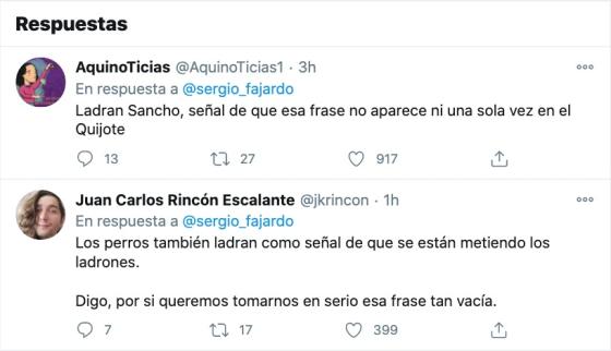 Respuestas a trino de Sergio Fajardo La curiosa frase con la que Fajardo respondió críticas de Petro y Uribe