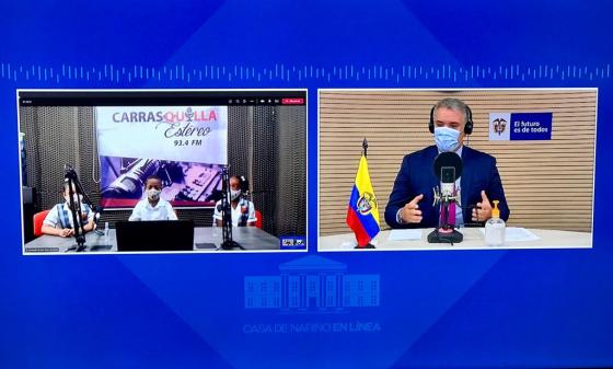 Entrevista presidente Iván Duque a niños del Chocó