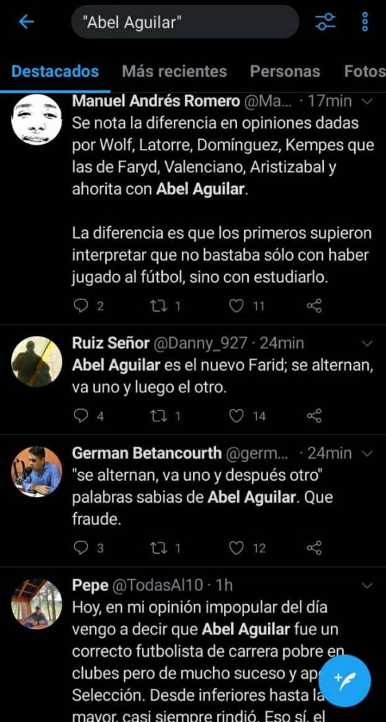 críticas abel aguilar comentarista