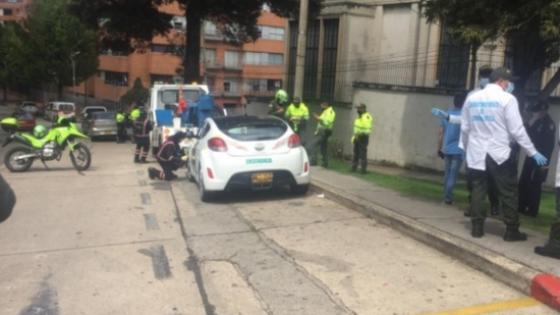 Academia de conducción niega haber arrollado a policía en Bogotá
