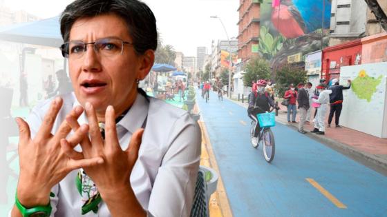 Claudia López presentó el diseño del Corredor Verde por la Carrera Séptima Claudia López presentó el diseño del Corredor Verde por la Carrera Séptima