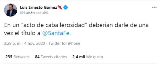 luis ernesto gomez santa fe luis ernesto gomez santa fe