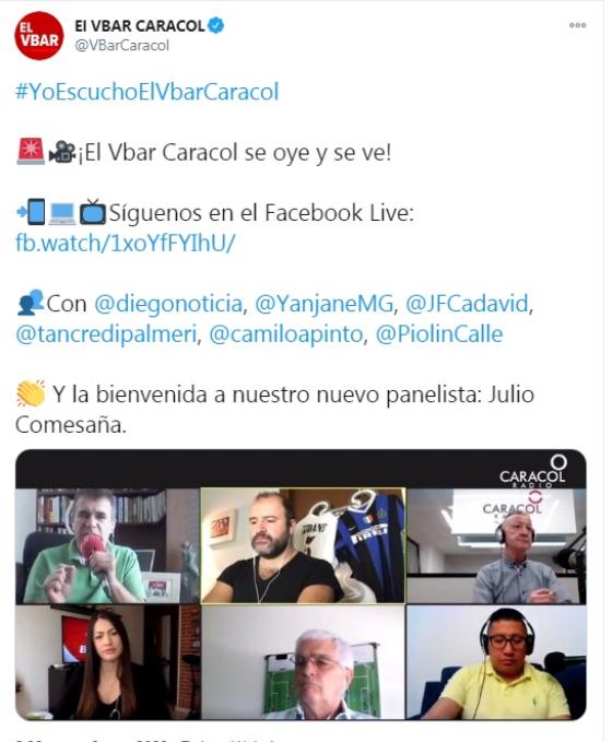 julio comesaña vbar de caracol radio julio comesaña vbar de caracol radio
