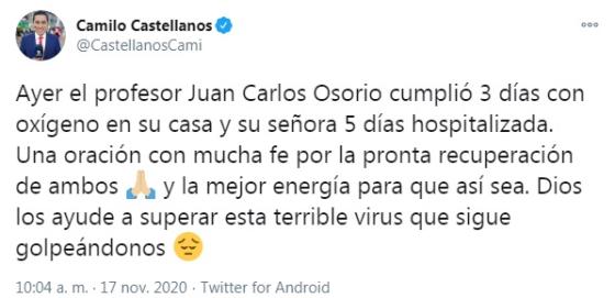 juan carlos osorio estado de salud juan carlos osorio estado de salud
