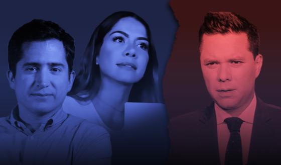Fuerte discusión entre Luis Carlos Vélez, Cathy Juvinao y Carlos Cortés Fuerte discusión entre Luis Carlos Vélez, Cathy Juvinao y Carlos Cortés