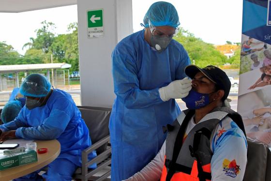 Contagios de coronavirus en Colombia