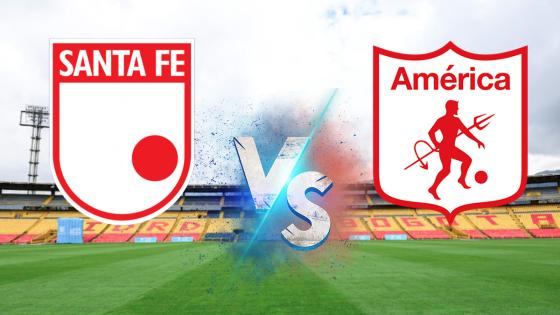 Santa Fe vs. América de Cali en Bogotá