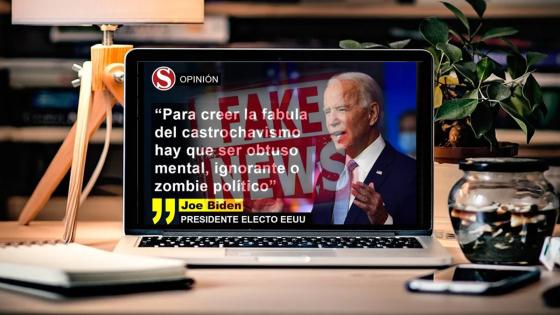 ¿Habló Joe Biden del castrochavismo? Falsa imagen circula en redes