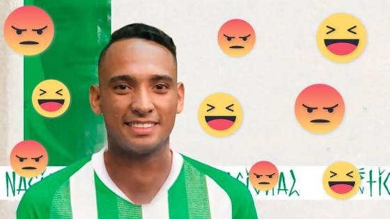 Jarlan Barrera a hinchas del Junior Jarlan Barrera a hinchas del Junior