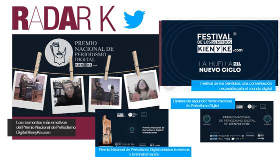 Premio Nacional de Periodismo Digital 2020 y su eco en las redes sociales