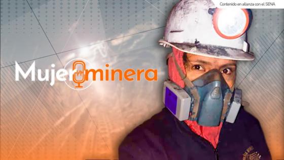Mujer minera egresada SENA Mujer minera egresada SENA