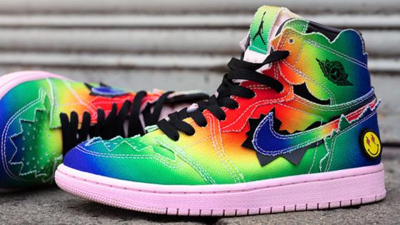 Tenis JBalvin Air Jordan 1 JBalvin