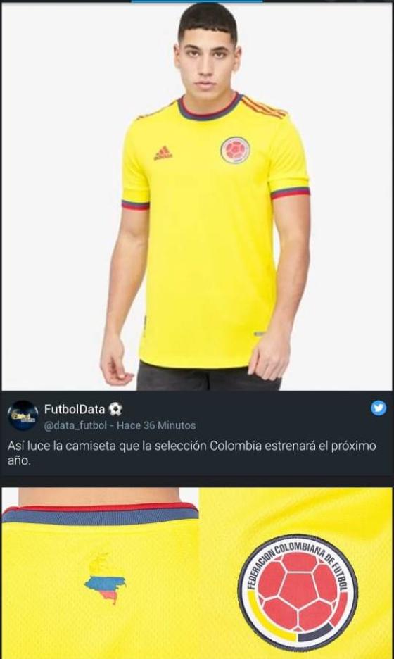 camiseta de la selección colombia