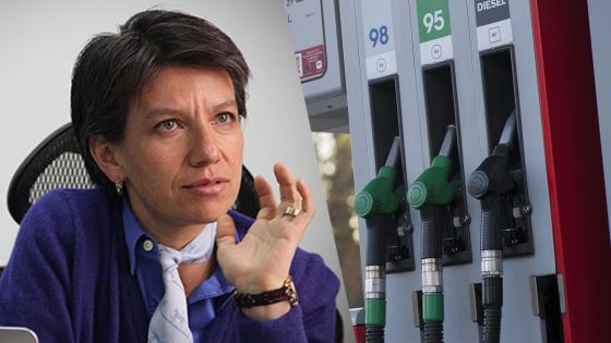 ¿Claudia López quiere subir el precio de la gasolina en Bogotá?