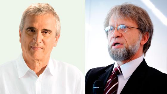 Iván Marulanda y Antanas Mockus