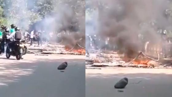 Vándalos incendian puente de Pance, Cali