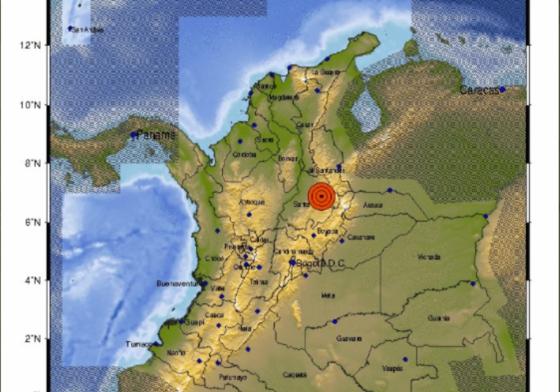Temblor hoy Colombia