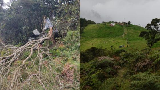 aeronave cayó en Bojacá